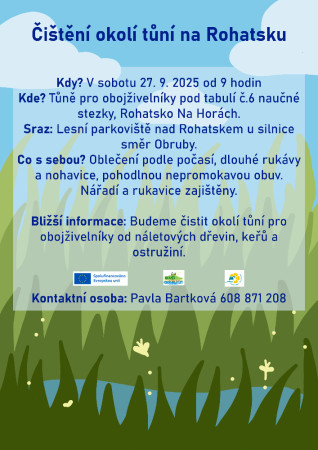 27.9. Čištění okolí tůní na Rohatsku